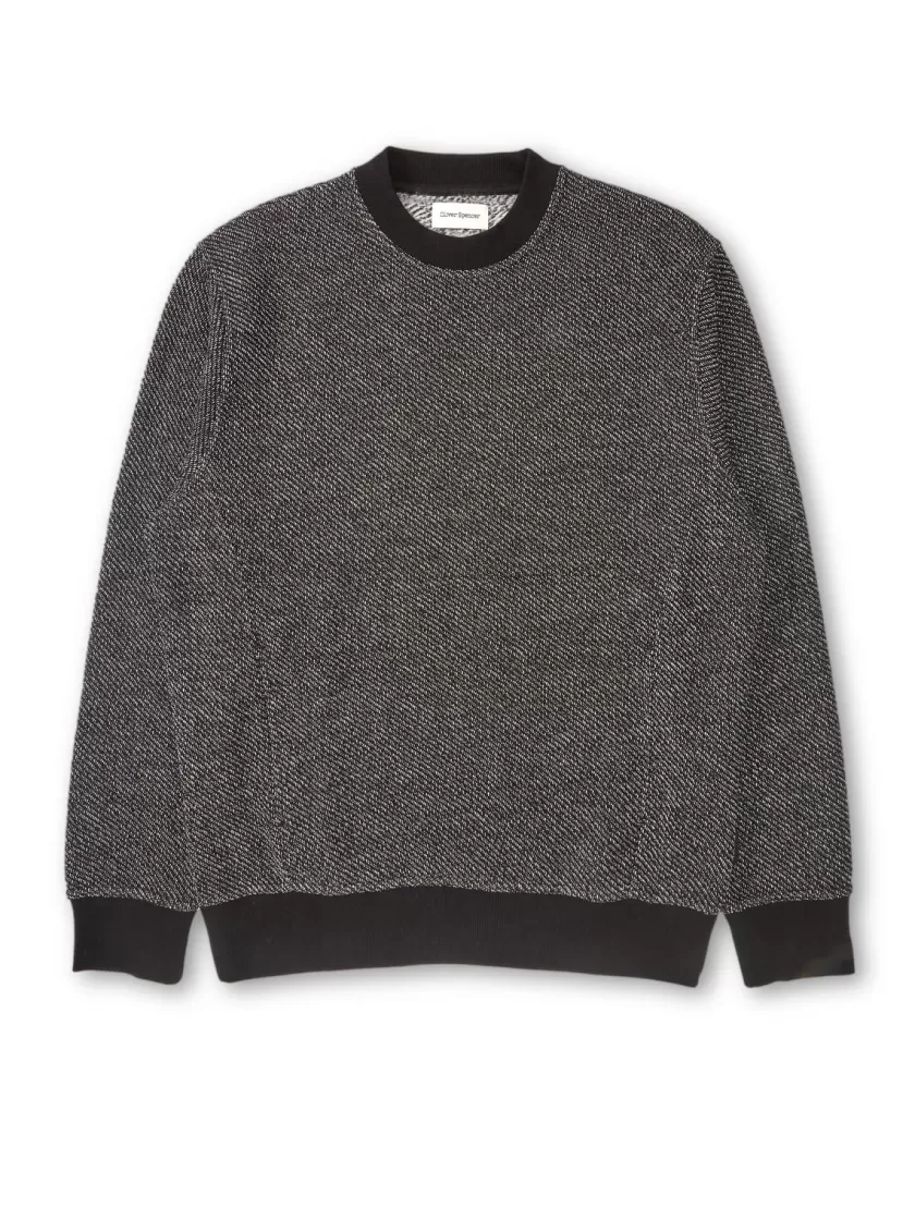 Oliver Spencer Arisaig Sweatshirt Deane Black Outlet