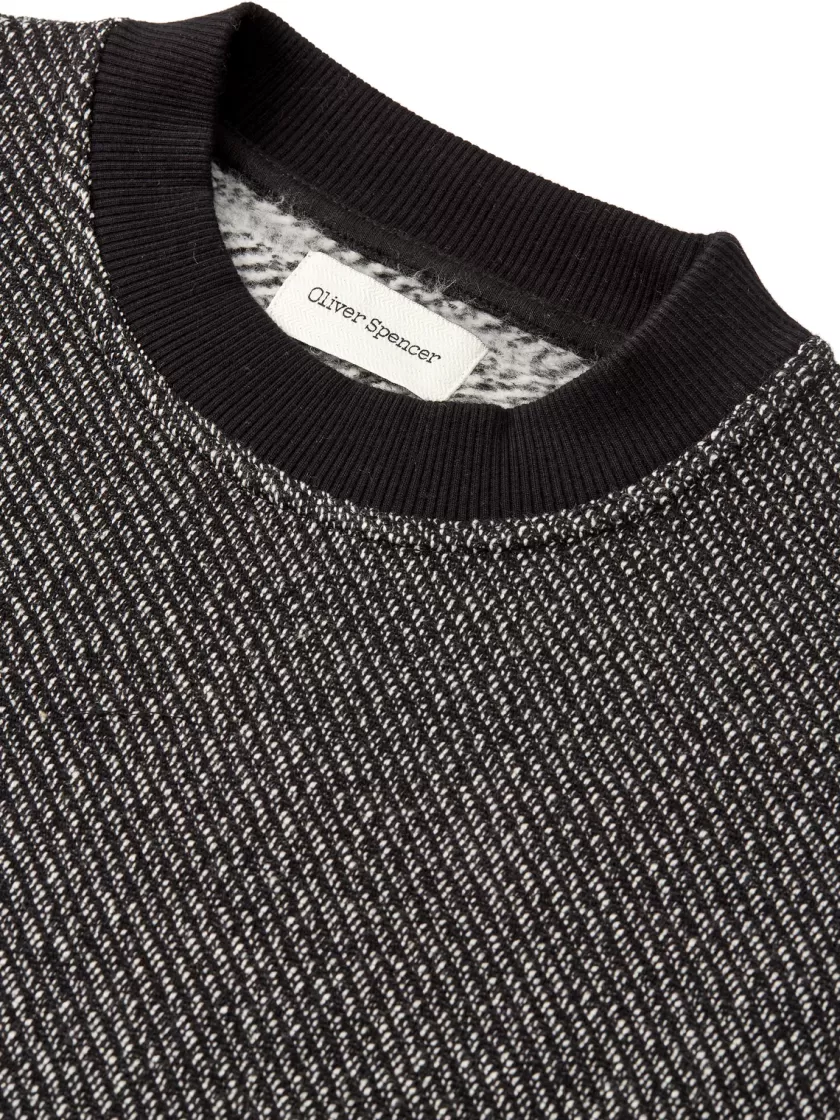 Oliver Spencer Arisaig Sweatshirt Deane Black Outlet