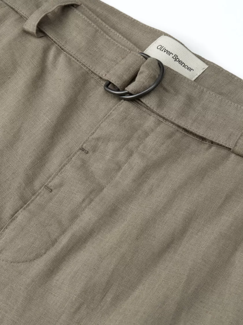 Oliver Spencer Belted Trousers Padworth Stone Outlet