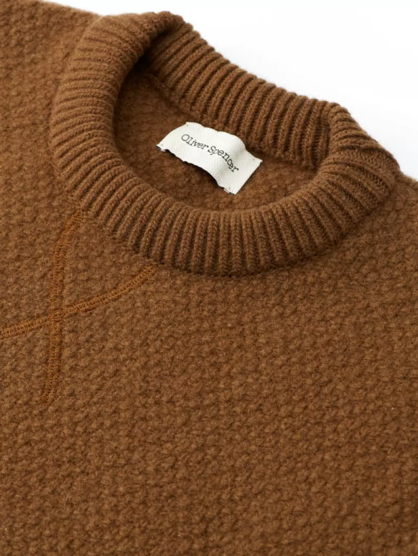 Oliver Spencer Blenheim Jumper Jackson Brown Fashion