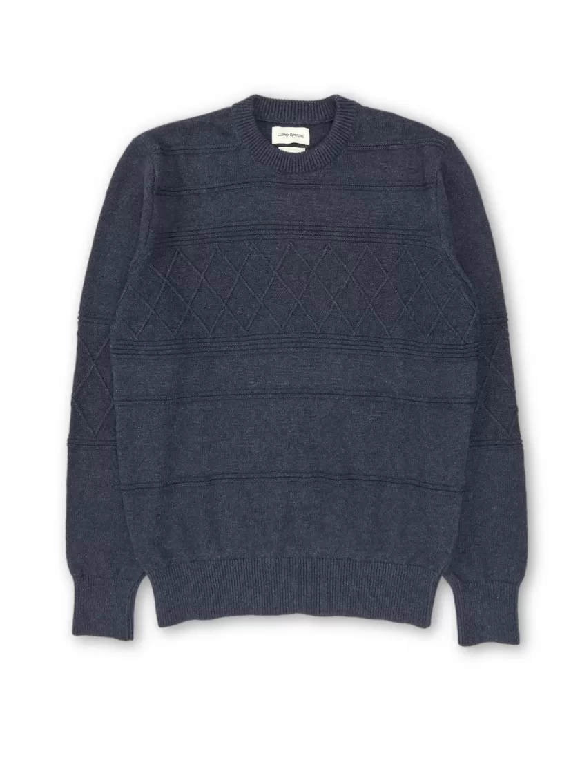 Oliver Spencer Blenheim Jumper Picard Navy Shop