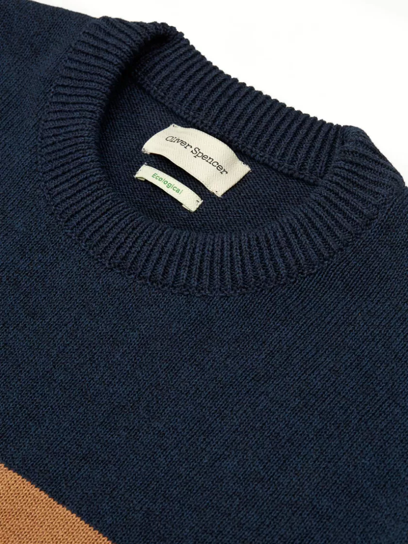 Oliver Spencer Blenheim Jumper Turner Navy Online