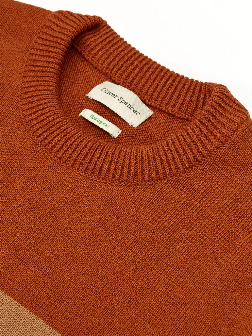 Oliver Spencer Blenheim Jumper Turner Orange Best Sale