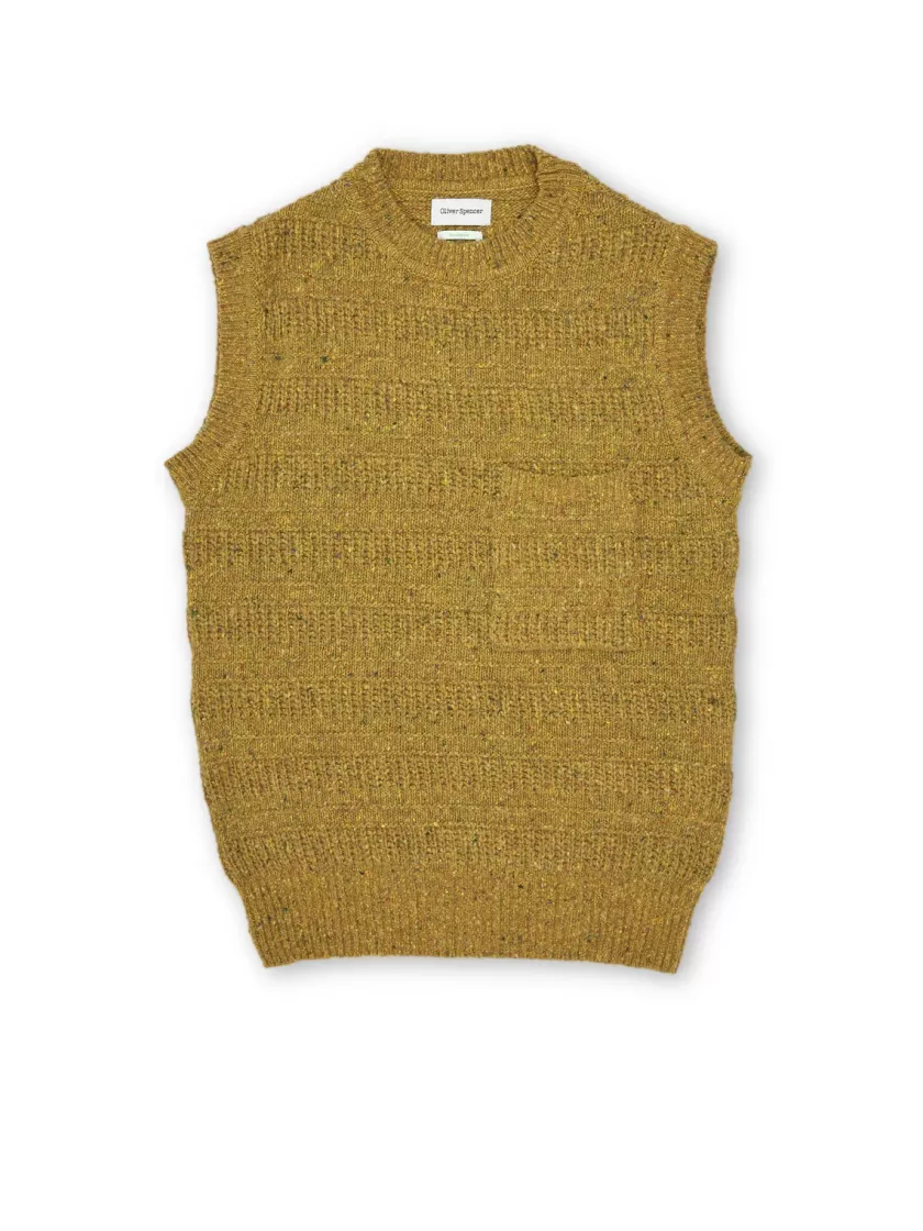 Oliver Spencer Blenheim Vest Gorton Yellow Shop