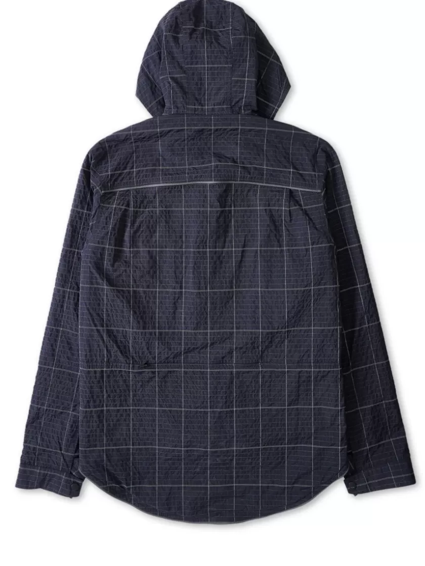 Oliver Spencer Brompton X : Brompton Hooded Jacket Millar Navy Flash Sale