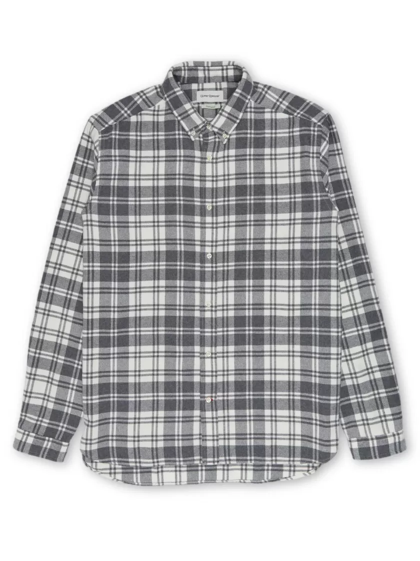 Oliver Spencer Brook Shirt Archdale Grey Store