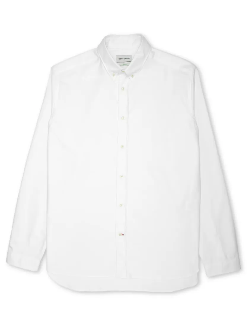 Oliver Spencer Brook Shirt Brecon White Cheap