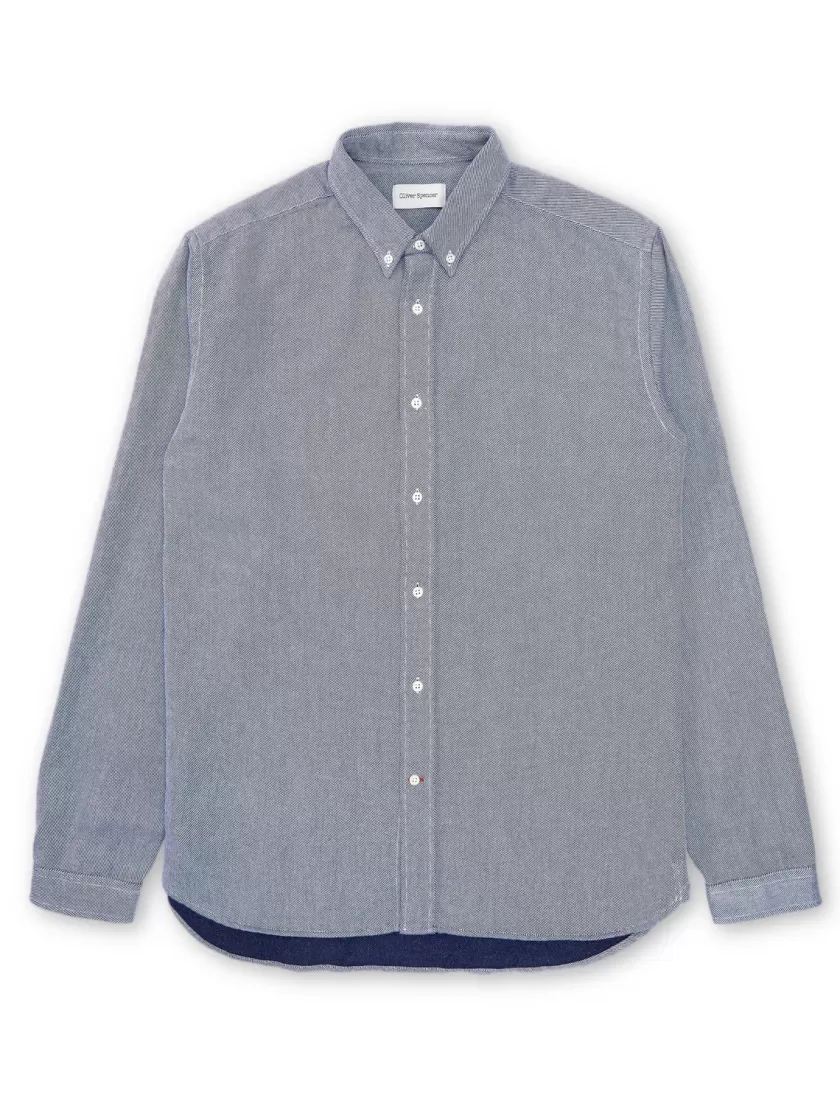 Oliver Spencer Brook Shirt Mitchell Blue Outlet