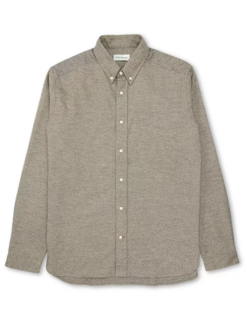 Oliver Spencer Brook Shirt Rutherford Beige New