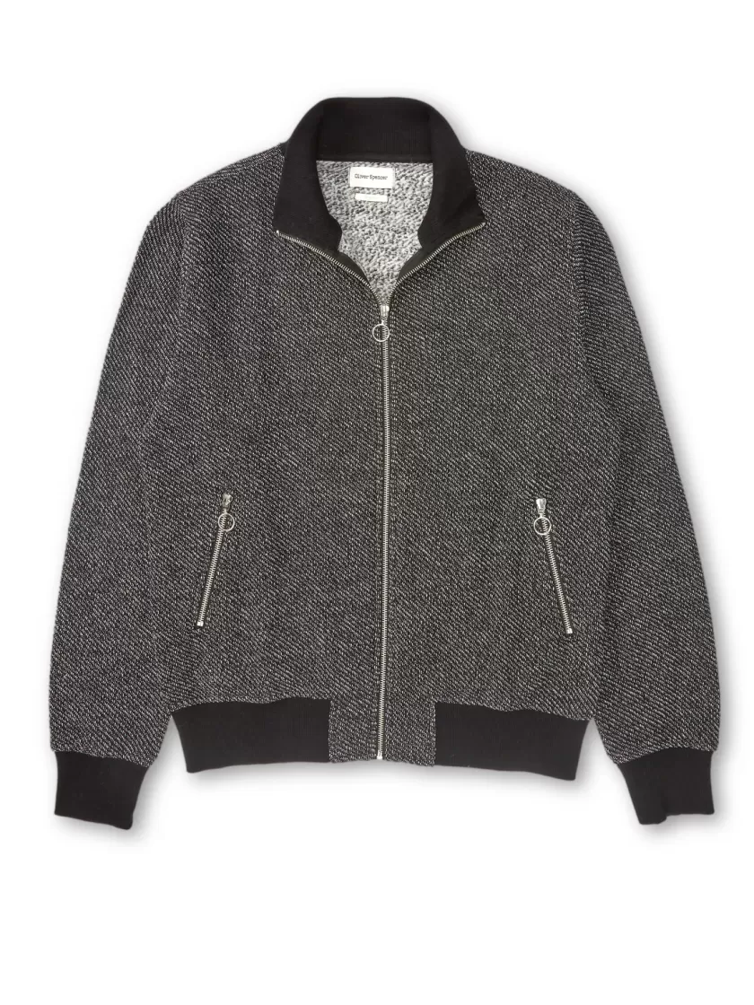 Oliver Spencer Calstock Track Top Deane Black Flash Sale