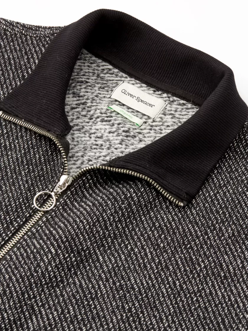 Oliver Spencer Calstock Track Top Deane Black Flash Sale