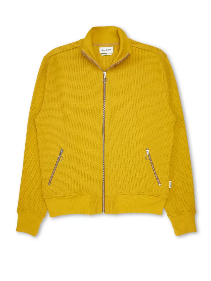 Oliver Spencer Calstock Track Top Rycroft Yellow Discount