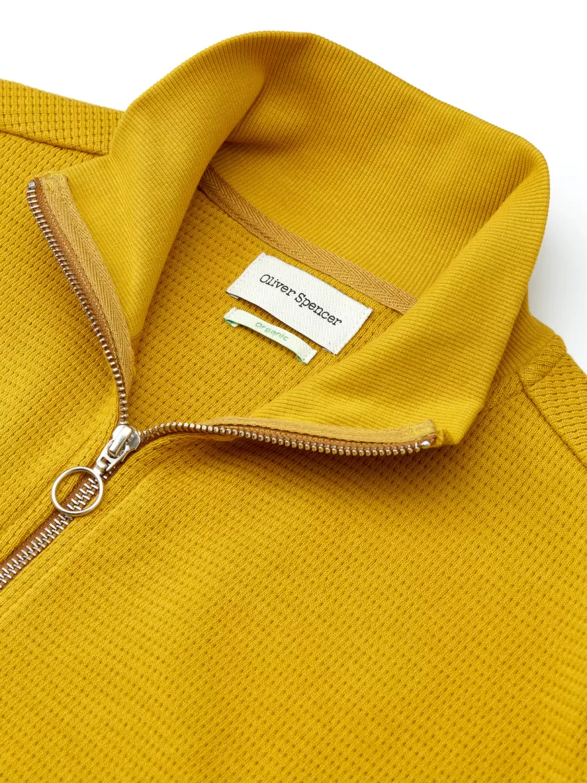 Oliver Spencer Calstock Track Top Rycroft Yellow Discount