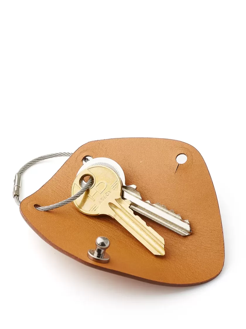 Oliver Spencer Campbell Cole Tan Leather Simple Key Wrap Store