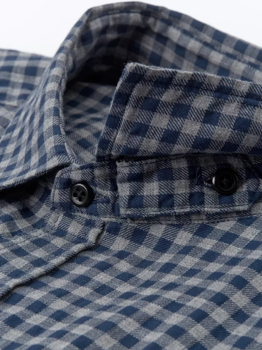 Oliver Spencer Clerkenwell Tab Shirt Chichester Blue Best Sale