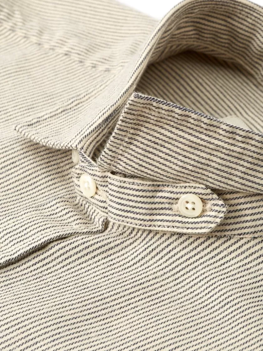 Oliver Spencer Clerkenwell Tab Shirt Floyd Navy Cheap