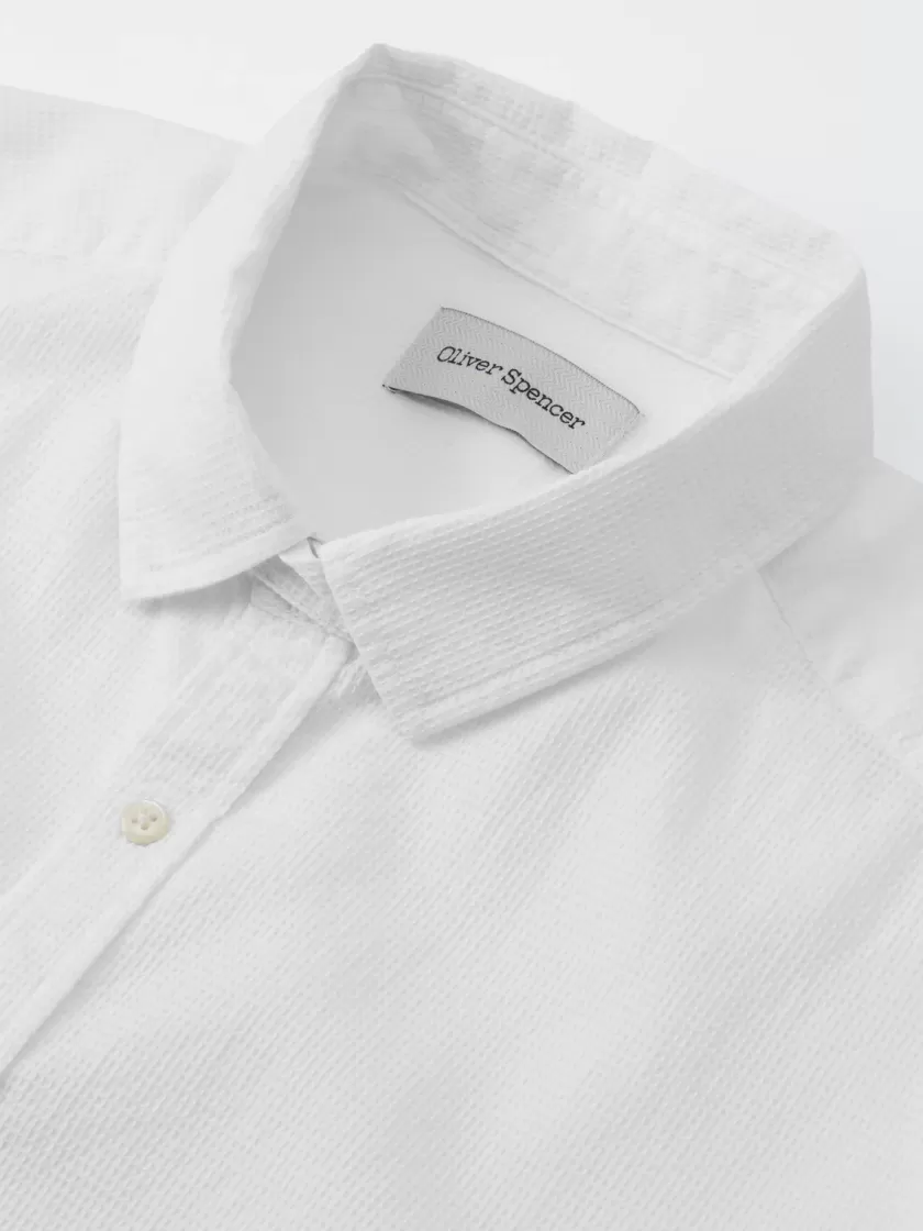 Oliver Spencer Clerkenwell Tab Shirt Marham White Online