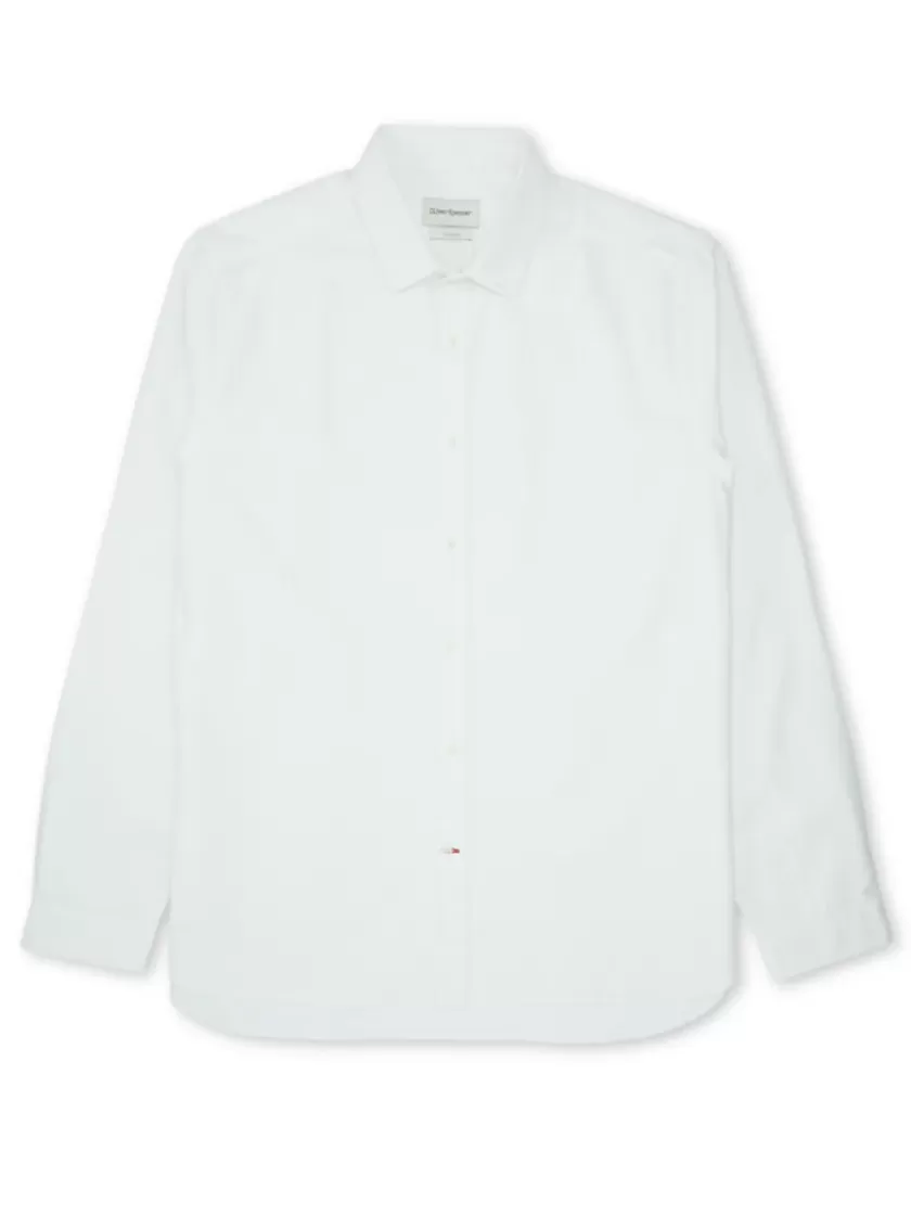 Oliver Spencer Conduit Classic Shirt Brecon White Best
