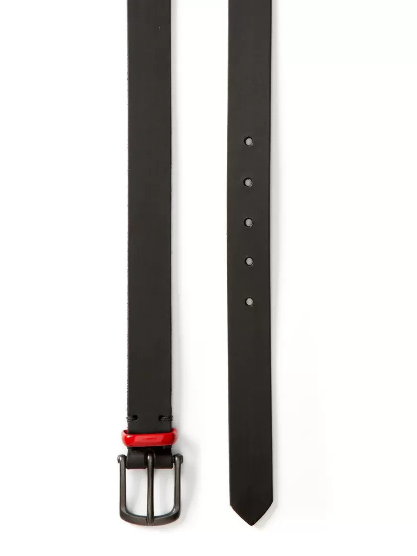 Oliver Spencer Coniston Belt Black Leather Best Sale