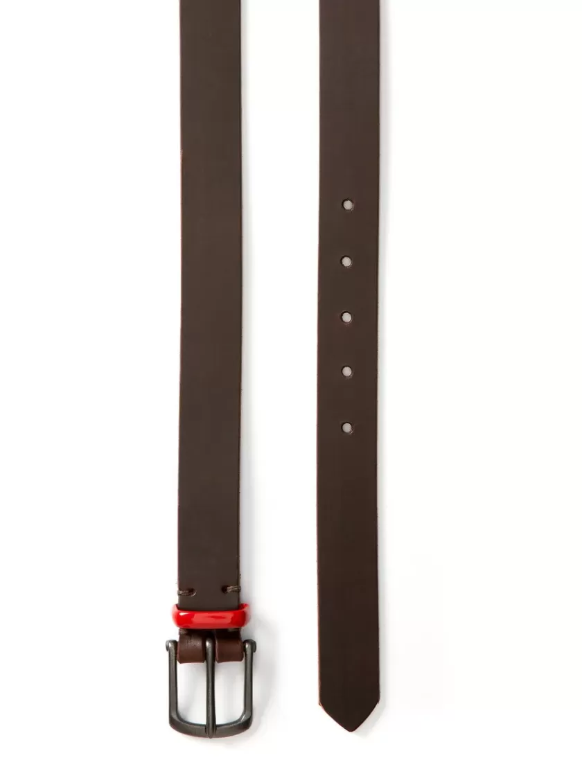 Oliver Spencer Coniston Belt Brown Leather Best Sale