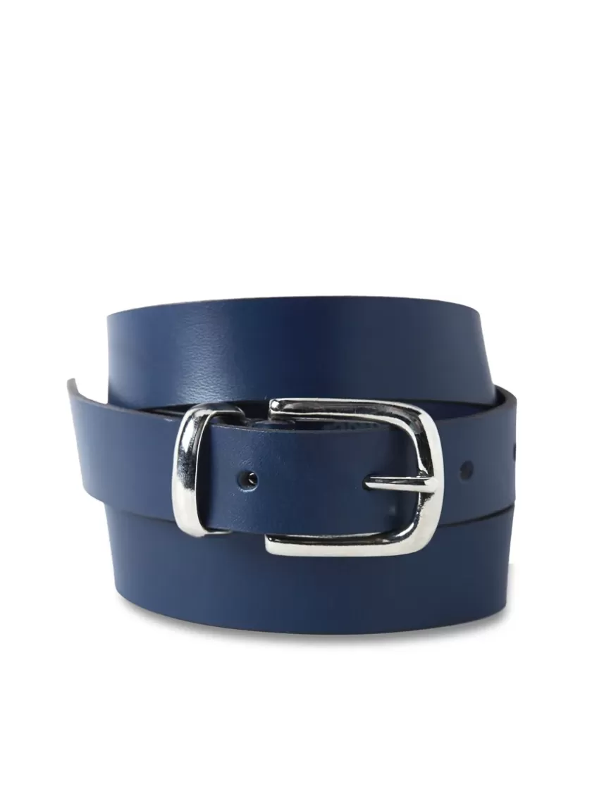 Oliver Spencer Coniston Belt Leather Blue Cheap