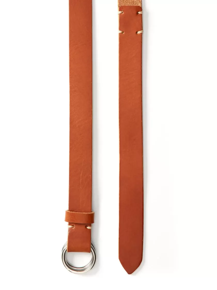 Oliver Spencer Dock Belt Pebble Tan Leather Hot