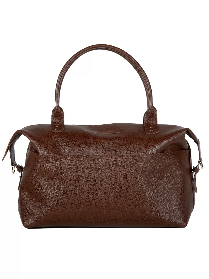 Oliver Spencer Doctor's Bag Pebble Leather Walnut Best