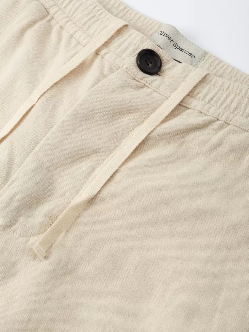 Oliver Spencer Drawstring Shorts Falke Cream Store