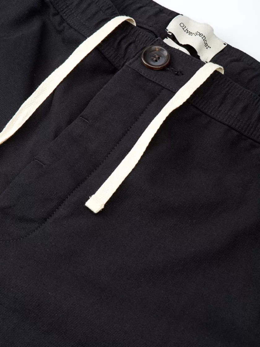 Oliver Spencer Drawstring Trousers Ellbridge Black Outlet