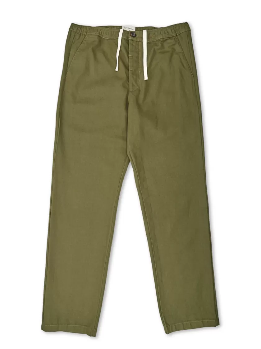 Oliver Spencer Drawstring Trousers Ellbridge Green Hot