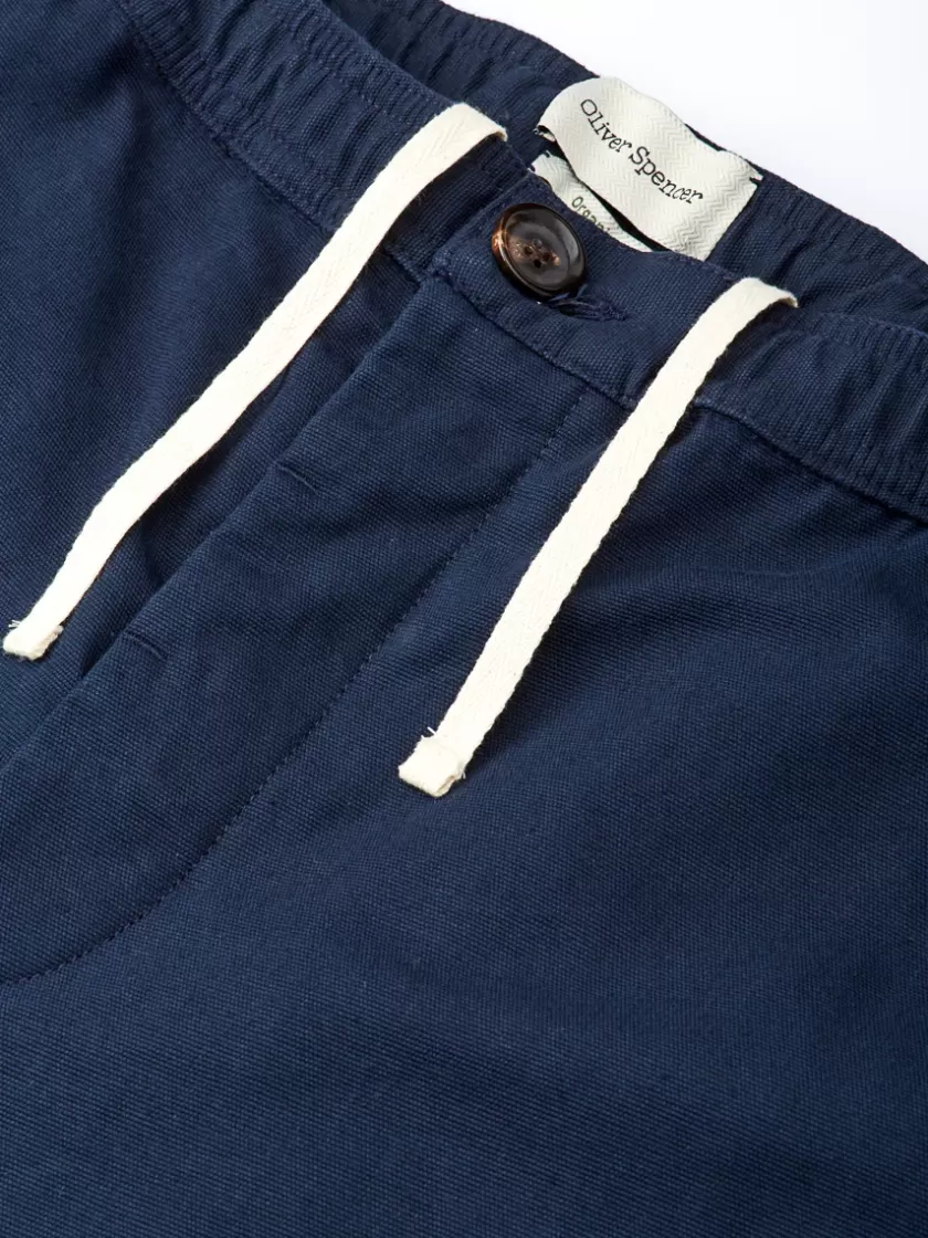 Oliver Spencer Drawstring Trousers Ellbridge Navy Fashion