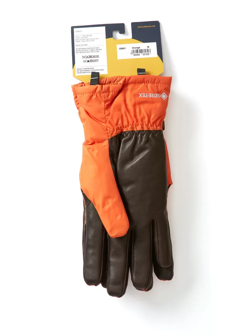Oliver Spencer Elmer Gore-Tex Lined Gloves Orange Outlet