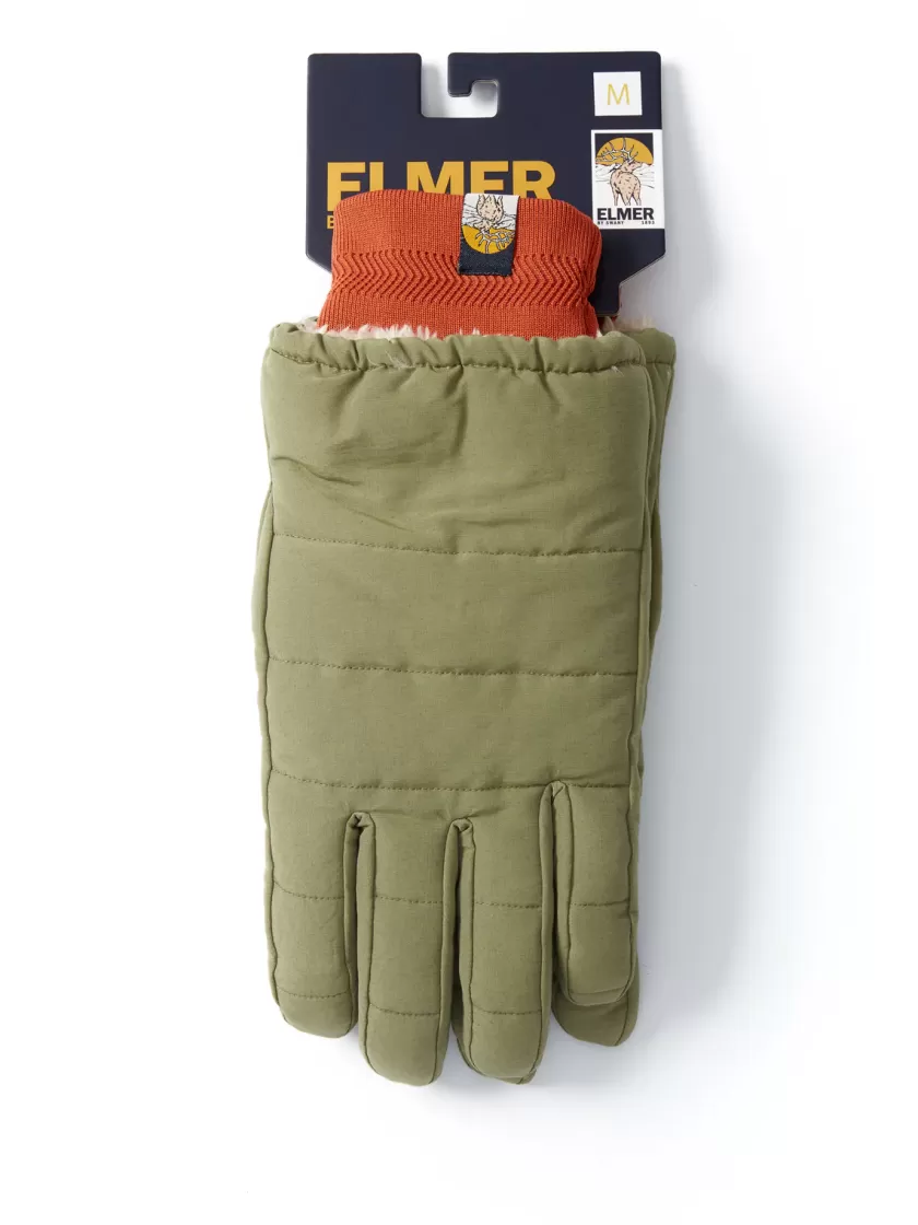 Oliver Spencer Elmer Knit Cuff Glove Khaki Sale