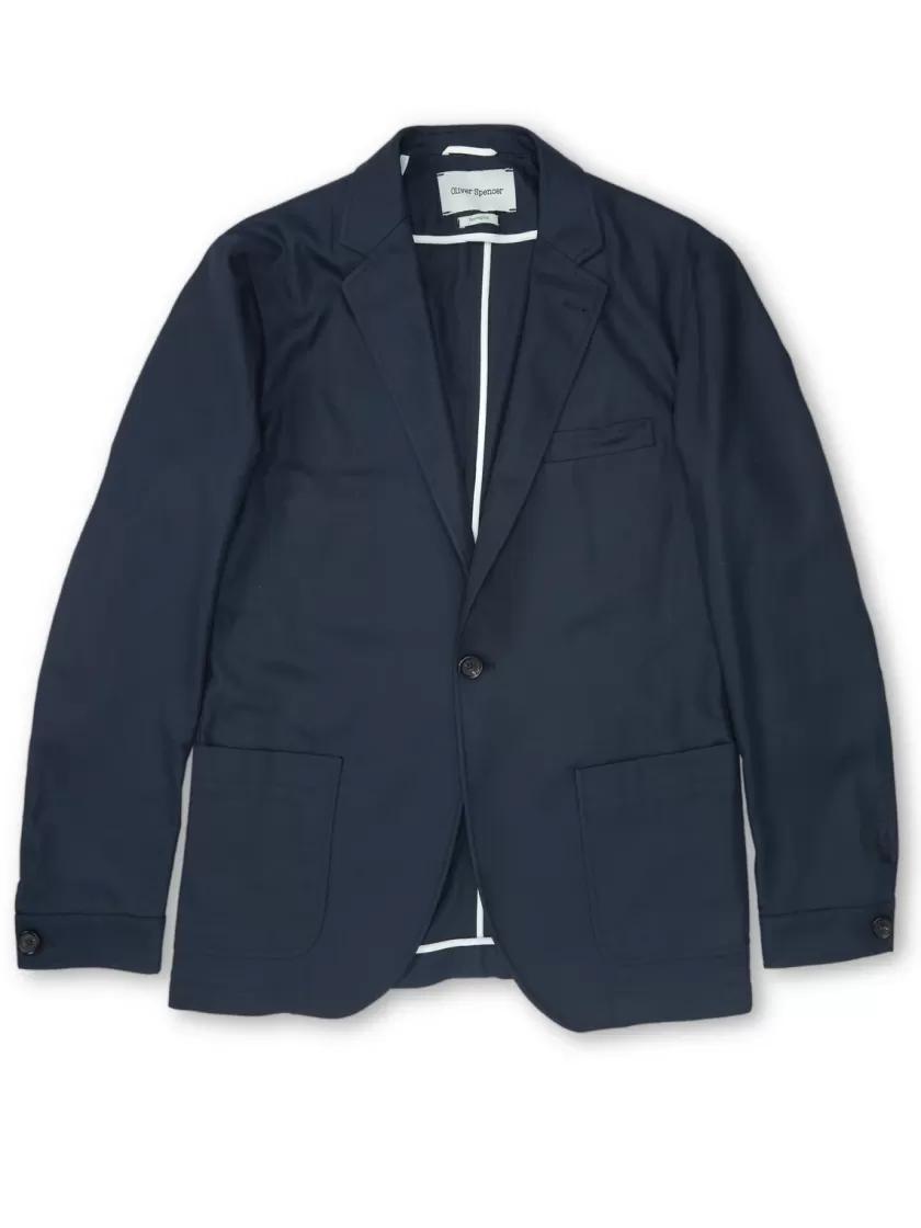 Oliver Spencer Fairway Jacket Causton Navy Shop