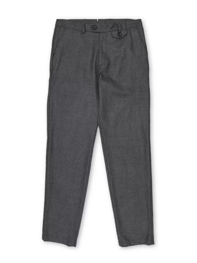 Oliver Spencer Fishtail Trousers Birkbeck Charcoal Discount