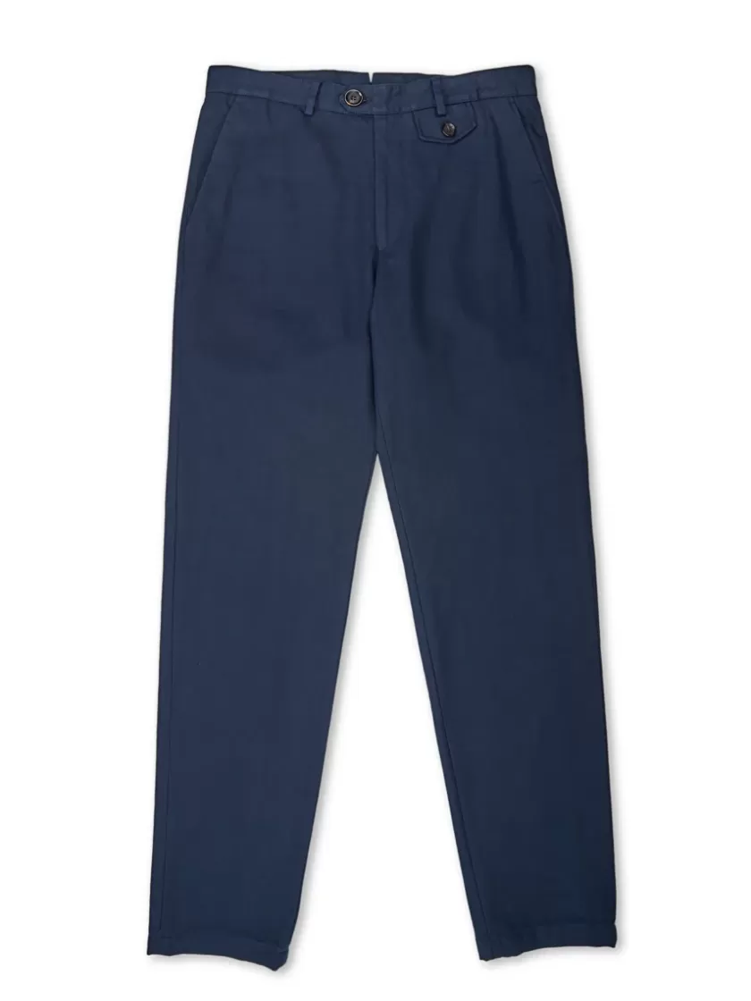 Oliver Spencer Fishtail Trousers Ellbridge Navy Hot