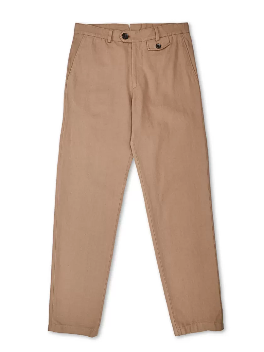 Oliver Spencer Fishtail Trousers Ellbridge Taupe Store