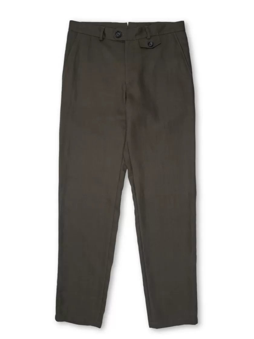 Oliver Spencer Fishtail Trousers Oakes Brown Shop