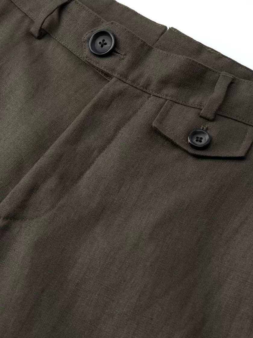 Oliver Spencer Fishtail Trousers Oakes Brown Shop