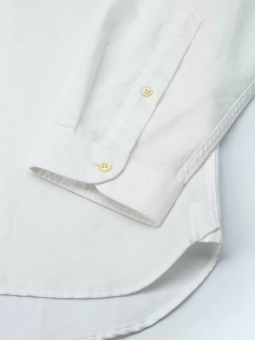 Oliver Spencer Grandad Shirt Brecon White Flash Sale