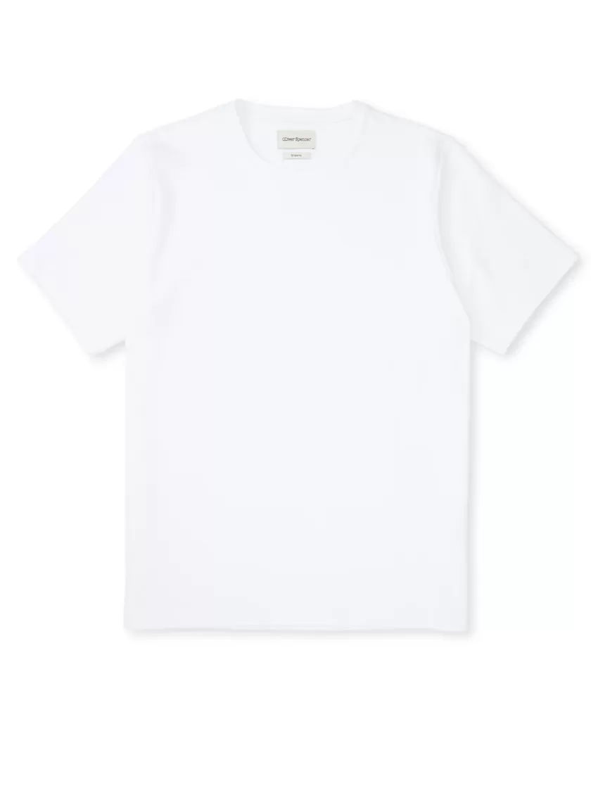 Oliver Spencer Heavy T-Shirt Tavistock White Hot