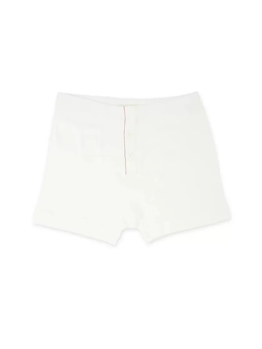 Oliver Spencer Hemen Biarritz Albar Cream Organic Cotton Boxer Brief Discount