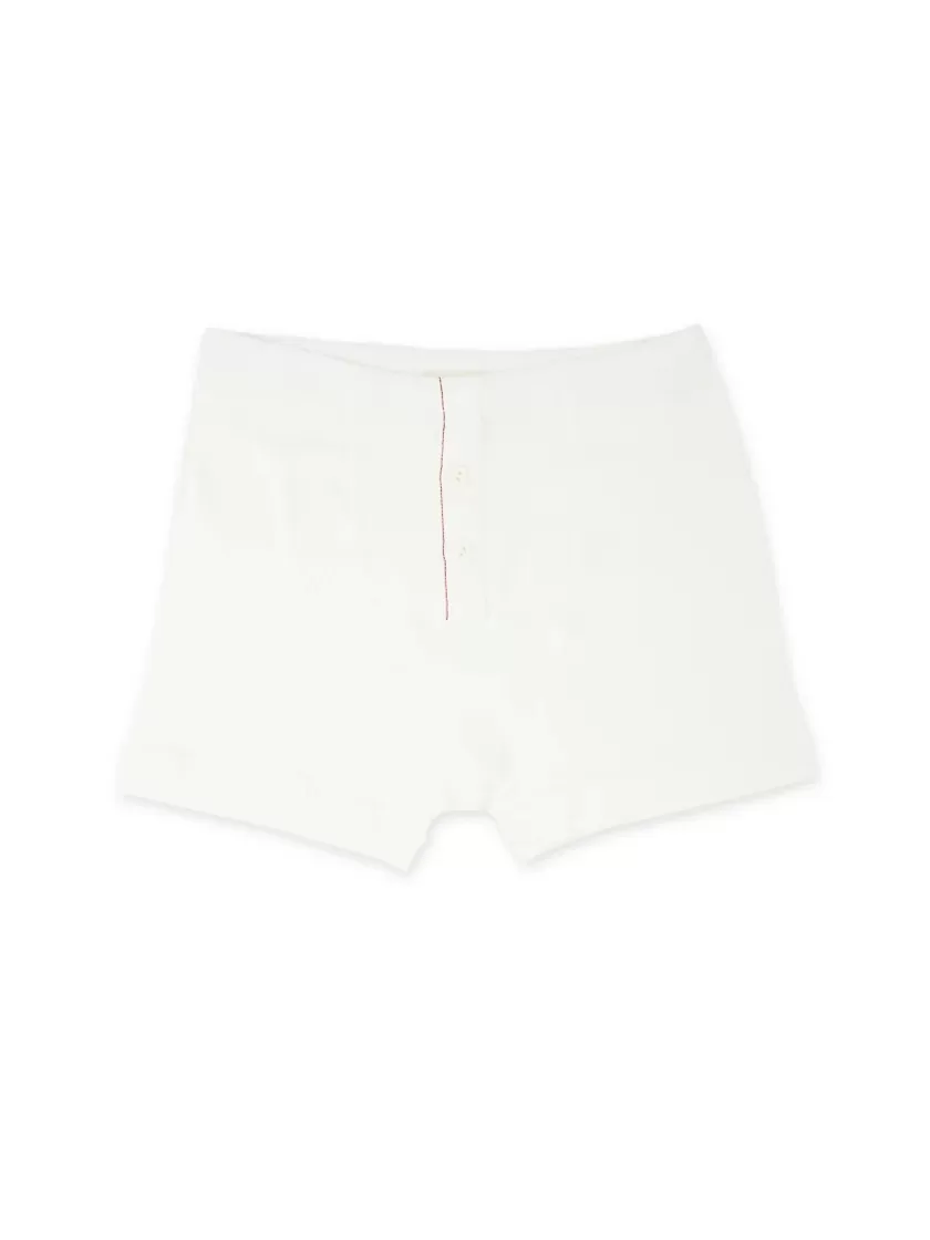 Oliver Spencer Hemen Biarritz Albar White Organic Cotton Boxer Discount