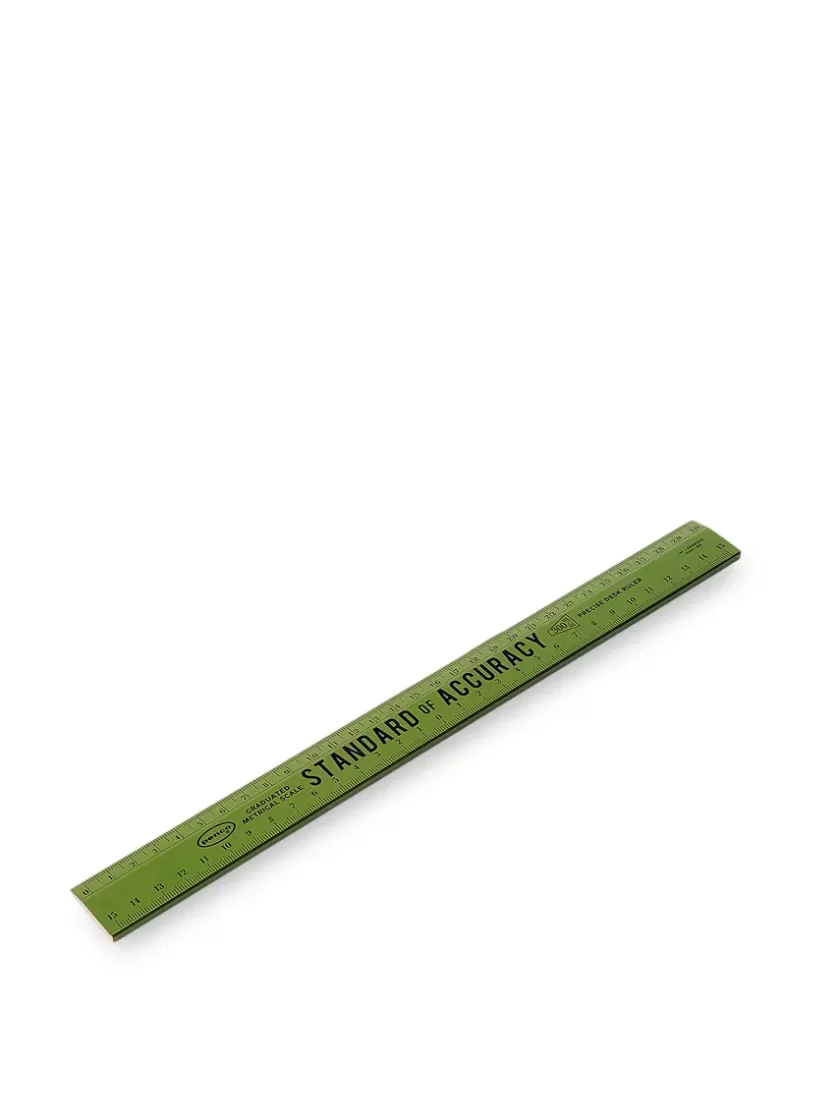Oliver Spencer Hightide Penco Wooden Ruler 30Cm Khaki Hot