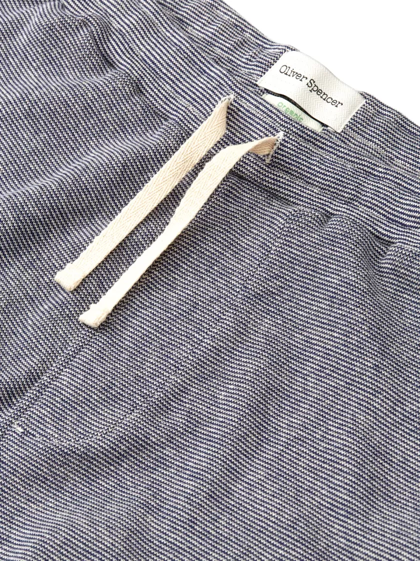 Oliver Spencer House Jersey Shorts Yale Blue Discount