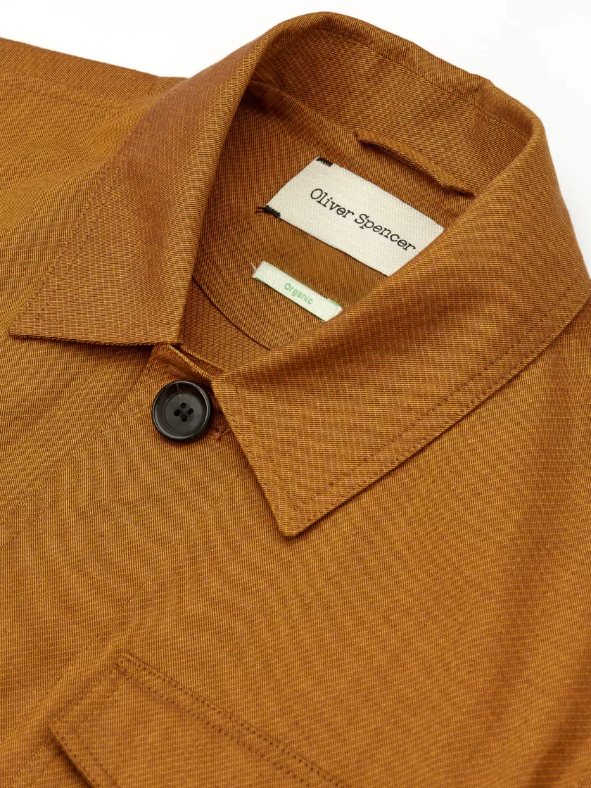 Oliver Spencer Hythe Jacket Bevan Ochre Hot