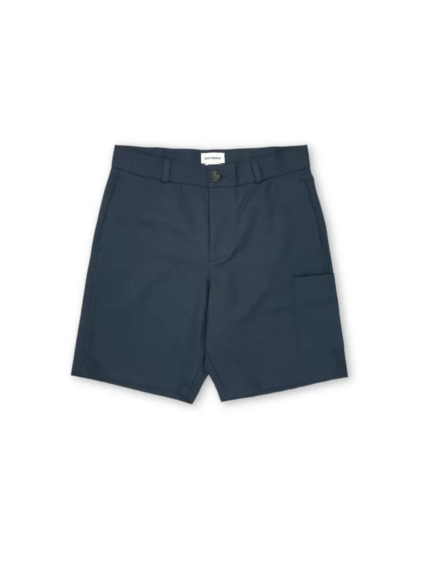 Oliver Spencer Judo Shorts Ellbridge Navy Clearance