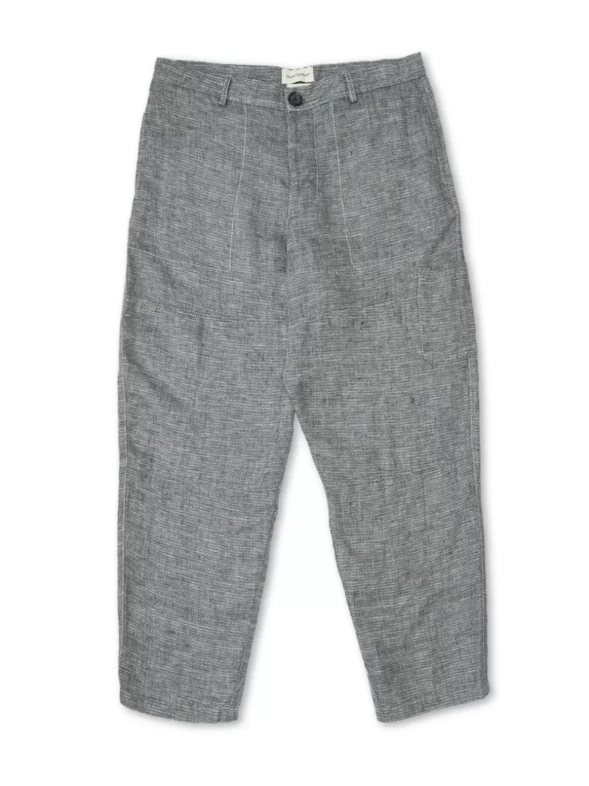 Oliver Spencer Judo Trousers Farlie Chambray Blue Shop