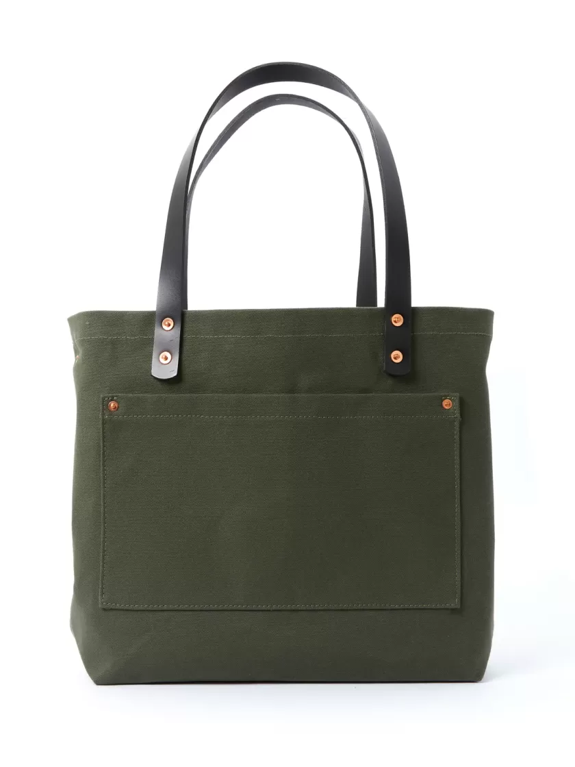Oliver Spencer Kingsley Walters Daily Tote Bag Green 18Oz Canvas Shop