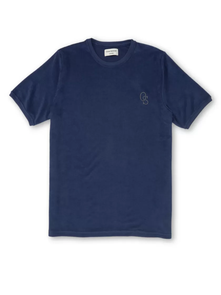 Oliver Spencer Lounge T-Shirt Ashbourne Navy Best Sale